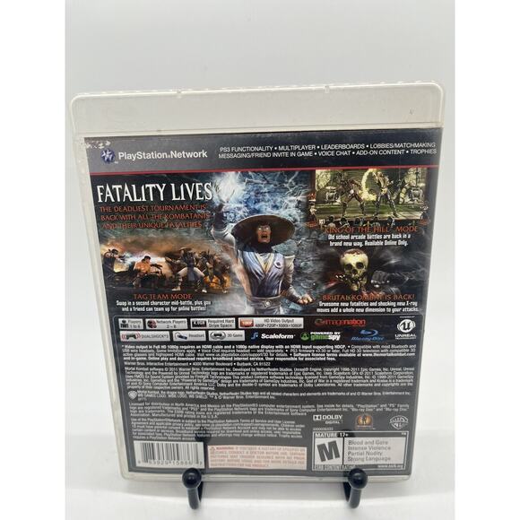 Mortal Kombat PS3 (Sony PlayStation 3, 2011) - Tested - Picture 2 of 9